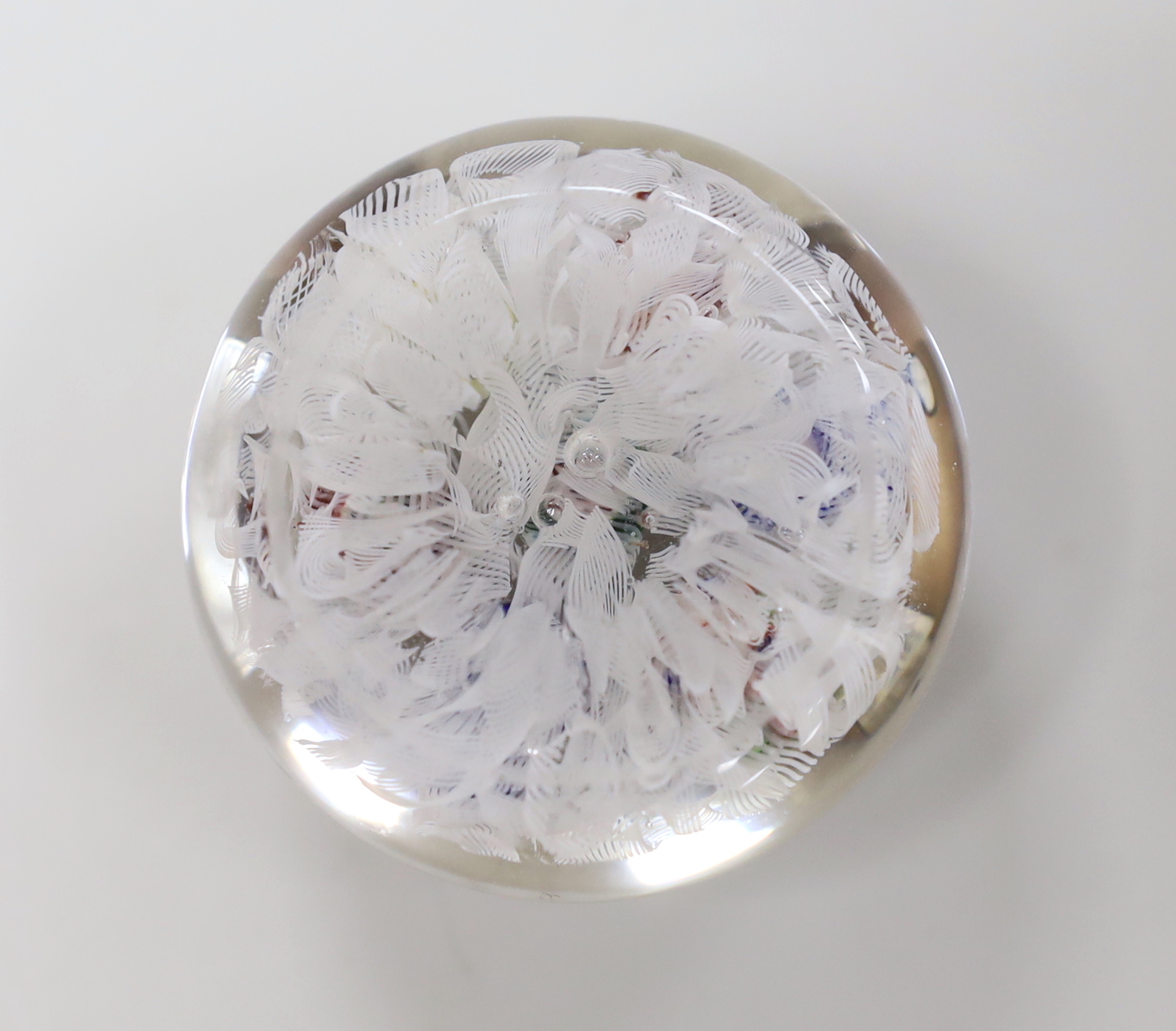 A Baccarat scattered millefiori paperweight, 5cm diameter